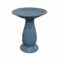HD Designs Outdoors Classico Mini Birdbath - Blue/Gray