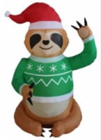 A Holiday Company Christmas Sloth Inflatable Perspective: Main