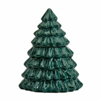 Holiday Home Ceramic Tree Cookie Jar Perspective: Main