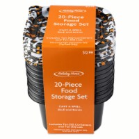 Holiday Home® Square Meal Prep Skulls Food Storage Set Perspective: Main