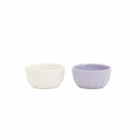 Holiday Home Easter Blue Bunny Ceramic Tidbit Bowls - Assorted Perspective: Main
