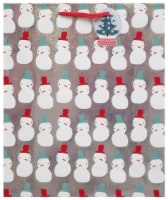 Holiday Home Large Christmas Gift Bag - Snowmen