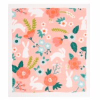 Holiday Home Wallflower Bunny Swedish Dish Cloth - Pink