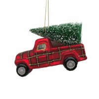 Holiday Home Truck with Christmas Tree Holiday Décor Perspective: Main