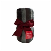 Holiday Home® Microplush Throw - Gordo Stripe Perspective: Main