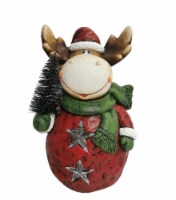 Holiday Home Christmas LED Star Moose with Tree Holiday Decor Perspective: Main