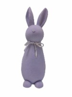 Holiday Home Purple Flocked Bunny Perspective: Main