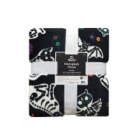 Holiday Home Dia de los Muertos Animals Throw Blanket Perspective: Main
