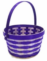 Holiday Home Easter Basket Two Tone Bamboo - Purple Perspective: Main