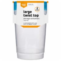 Smart Way™ BPA-Free Large Twist Top Storage Containers Perspective: Main