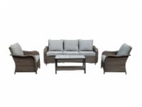 HD Designs Outdoors® Kinsley Wicker Cushion Sofa Set