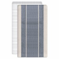 Dash of That Striped Waffle & Dual Purpose Kitchen Towel - Stone Perspective: Main