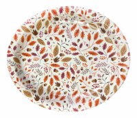 Holiday Home 12" Paper Oval Platter - Print 1