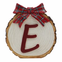 Holiday Home Tree Stump Monogram E Christmas Holiday Décor