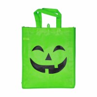 Hoidy Home Green Jack O Lantern Halloween Trick or Treat Bag
