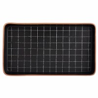 Dash of That Glacier Black Plaid Tray