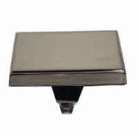Holiday Home Metal Flat Top Stocking Holder - Matte Silver Perspective: Main