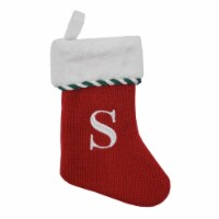 Holiday Home Mini Stocking Red Knit S Christmas Decor