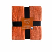 Holiday Home Orange Spiderweb Mircroplush 50x60 Halloween Throw Blanket