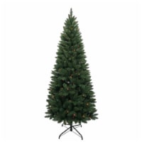 Holiday Home 7' Decor Beaufort Fir Tree Christmas Decor - Multi Lights Perspective: Main