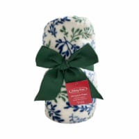 Holiday Home® Microplush Throw - Cozy Foilage Perspective: Main