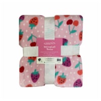 Holiday Home Valentine's® Berries Throw Blanket Perspective: Main
