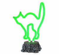 Holiday Home LED Neon Cat Tabletop Sign Halloween Decor Perspective: Main