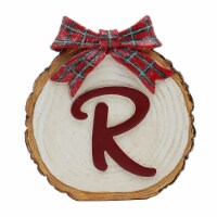 Holiday Home Tree Stump Monogram R Christmas Holiday Décor