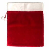 Holiday Home Plush Santa Sack Christmas Decoration Perspective: Main