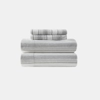 HD Designs Vertigo Stripe Flannel Sheet Set