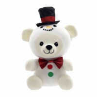 Holiday Home 7" Teddy Bear Costume Snowman Toy Plush Perspective: Main