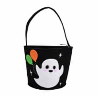 Holiay Home Ghost Felt Halloween Treat Bucket