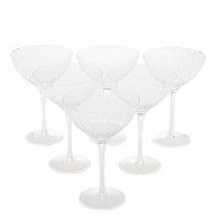 Dash of That Essentials Clear Wave Coupe Glass Set Perspective: Main