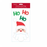 Holiday Home Santa Gel Window Cling Christmas Décor