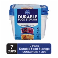 Kroger® BPA-Free Durable Plastic Food Storage Container With Lid - 2 pack
