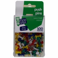 Office Works Color Push Pins Perspective: Main