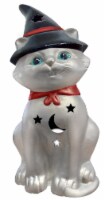 Holiday Home Grey Pearl Cat Halloween Décor Perspective: Main