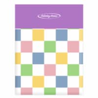 Holiday Home® Easter Peva Flannel-Backed Vinyl Talblecloth - Checker Multi Perspective: Main