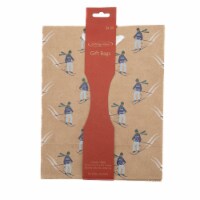 Holiday Home®Kraft Bags Skier/Snowflake Assortment Perspective: Main
