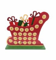 Holiday Home Christmas Sleigh Advent Decor Perspective: Main
