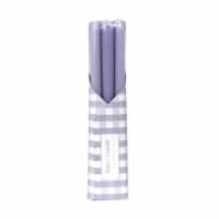 Silkcraft Wrapped Taper Candle - Purple Perspective: Main