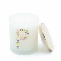 Holiday Home 8 Ounce Monogram Candle P Perspective: Main