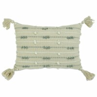 HD Designs Textured Dobby Decor Pillow - Green Perspective: Main