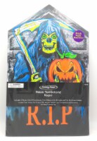 Holiday Home® Neon Black Light Tombstone Reaper Perspective: Main