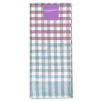 Holiday Home™ Justin Flat Woven Plaid Kitchen Towel - Blue Perspective: Main