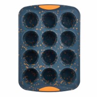 Holiday Home Confetti Pumpkin Silicone Muffin Pan Perspective: Main