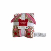 Holiday Home Gingerbread Christmas Pillow and Throw Set Holiday Décor