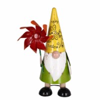 HD Designs Outdoors Metal Garden Gnome - Orange Perspective: Main