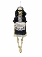 Holiday Home 16" Hanging Maid Skeleton Halloween Decor