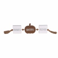 Holiday Home Harvest Thankful Grateful Blessed Fall Table Decor Perspective: Main